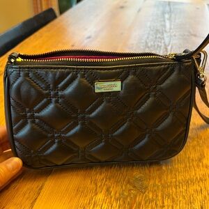 Kate Spade Black Quilted Crossbody Bag
